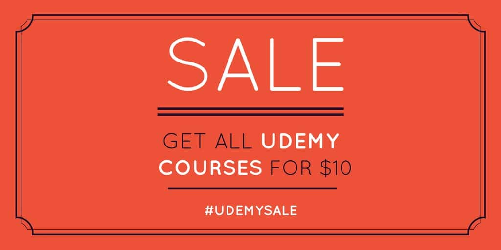 Udemy Course Discount