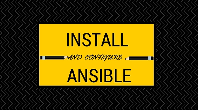 how to install and configure ansible server