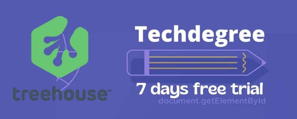 treehouse techdegree free trial